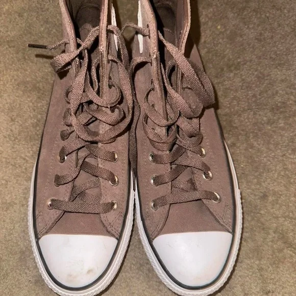 Converse Chocolate High-Top Sneakers - Picture 2 of 5